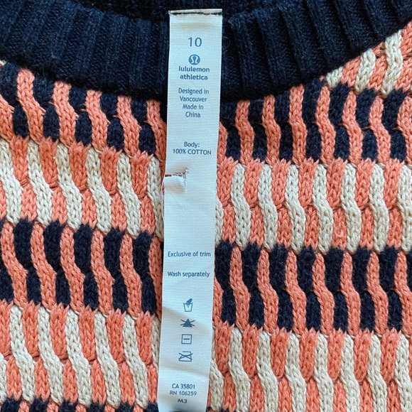 Lululemon Devi Crew Knit 100% Cotton Sweater - Picture 9 of 10